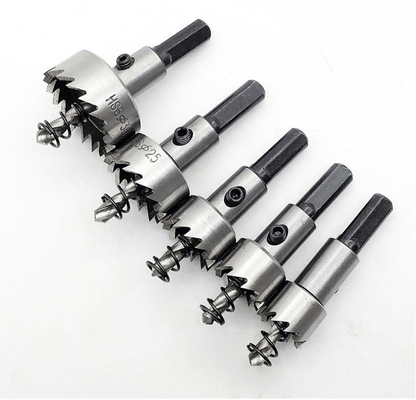 MetalDrill™ - Set hardmetalen kernboren voor metaal (5 stuks) [50% Korting]