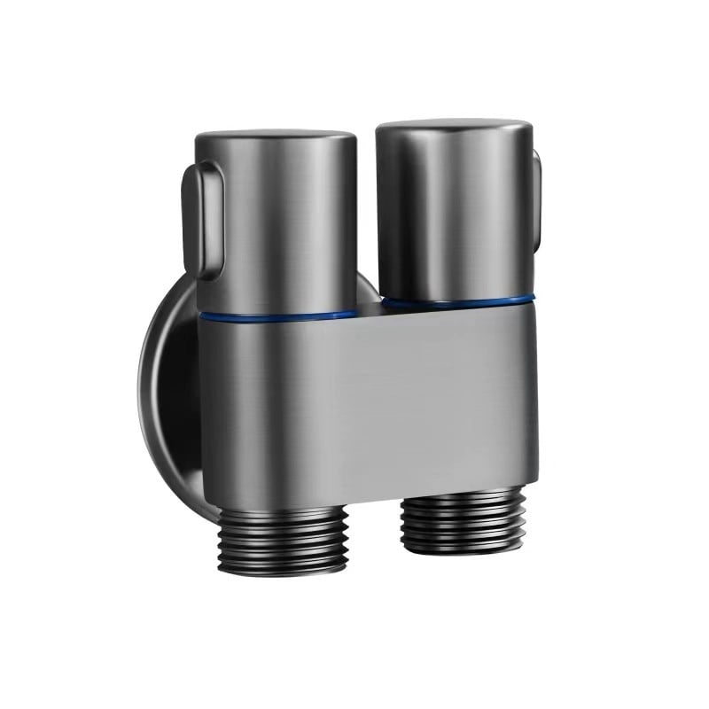 Doublevalve™ – Watertoevoer met matzwarte afwerking [50% Korting]