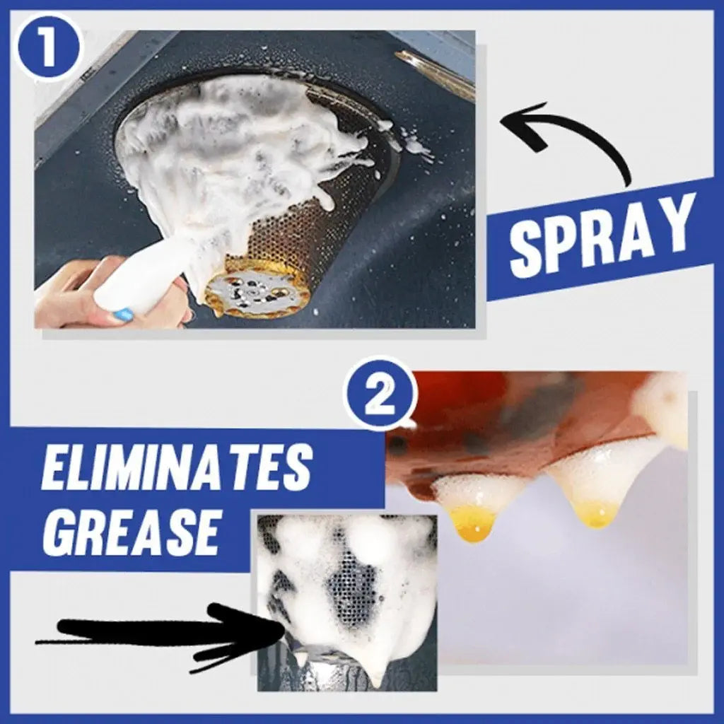 BubbleClean™ - Schuimreiniger voor moeiteloze vetverwijdering [1 + 1 Gratis]