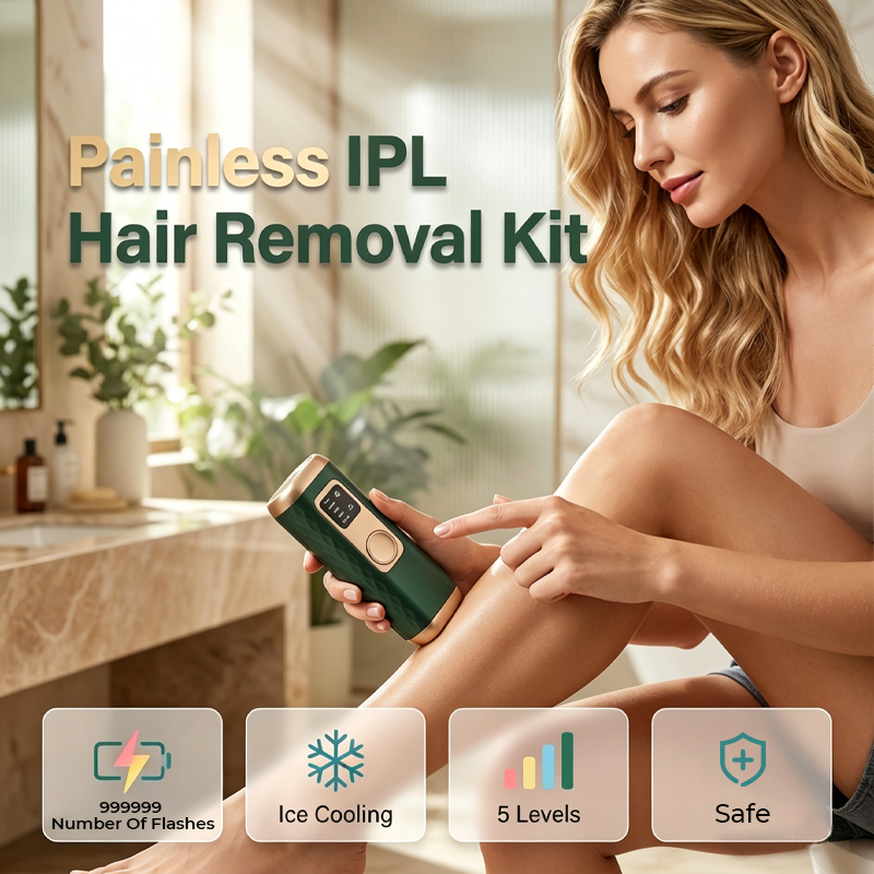 LuminaLuxe – IPL Haaronttrekkingsapparaat voor langdurig gladde huid [50% Korting]