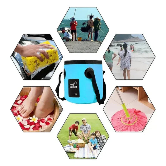 FoldBucket – De opvouwbare wateremmer voor thuis en onderweg [50% korting]