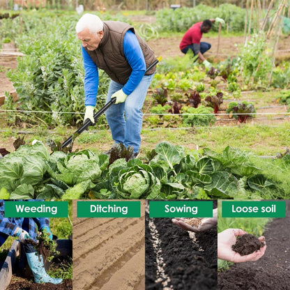 GardenEase™ – Ergonomische Tuinhak voor Rugvriendelijke Onkruidverwijdering