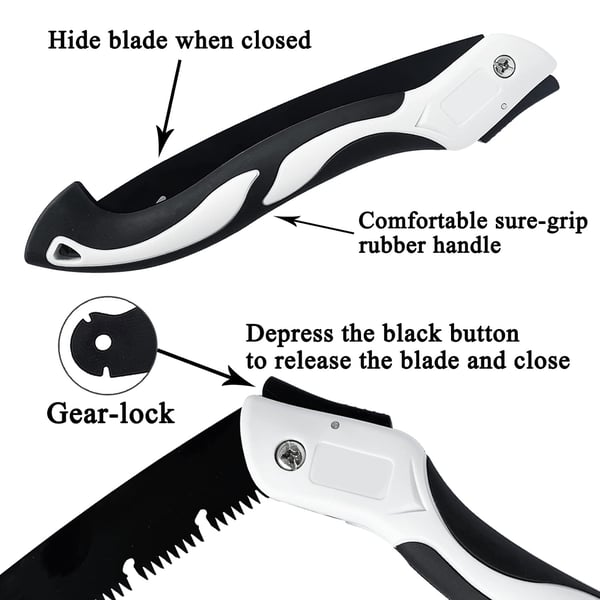 SwiftCut™ Inklapbare Handzaag – Scherp, Compact & Veilig