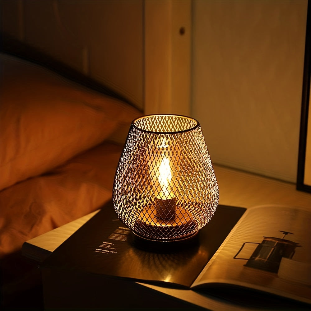 Draadloze LED-lantaarn met warmwit licht – voor binnen en buiten