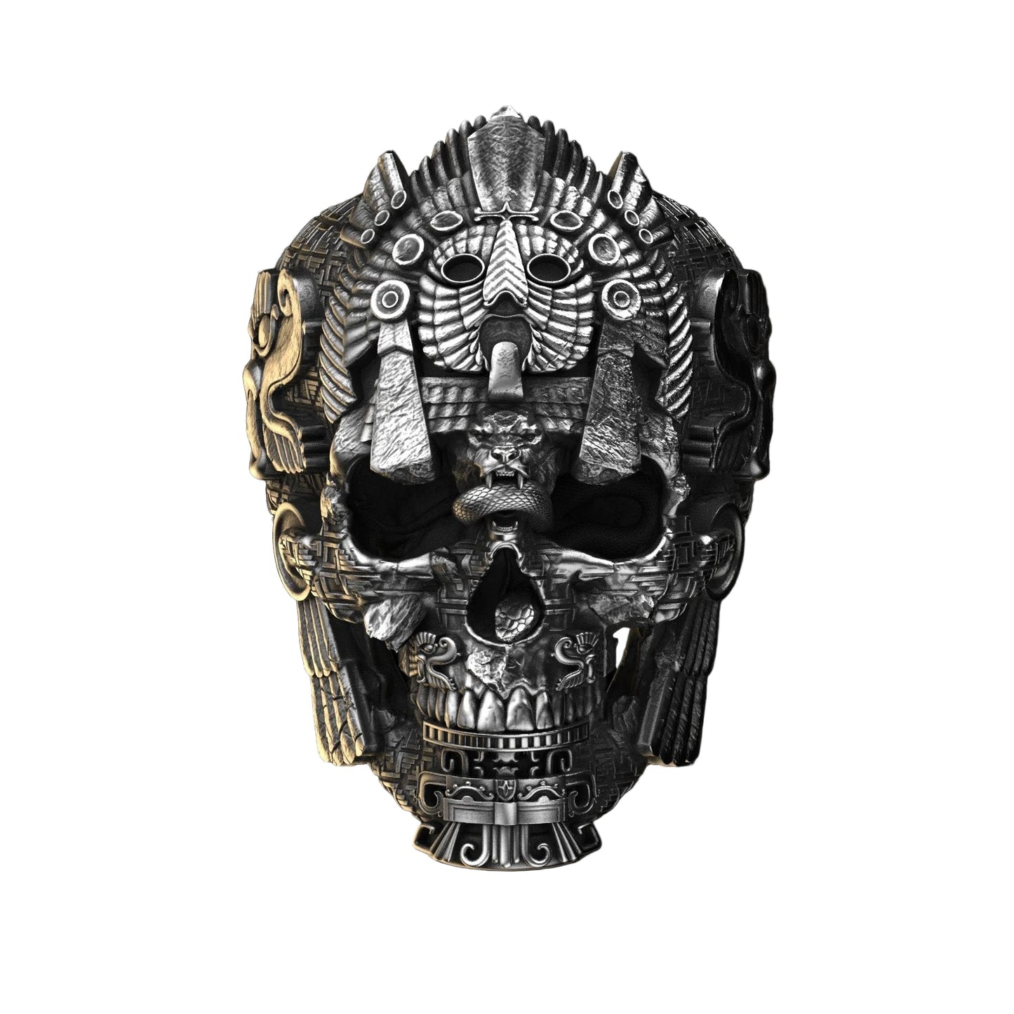 ToteRing™ – Schedelontwerp, handgemaakt van hoogwaardig 925 sterling zilver [50% Korting]
