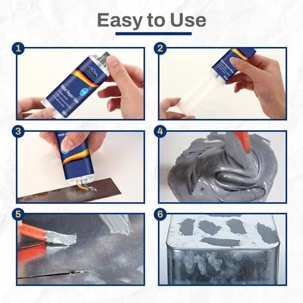 StrongGlue™ - Metaalreparatielijm voor permanente reparaties [1 + 1 Gratis]