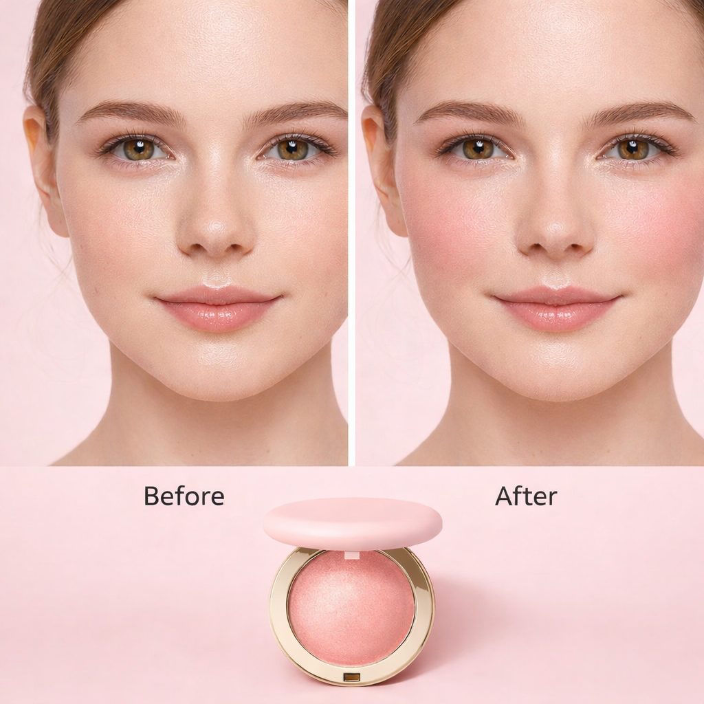 LuminaFlex™ – 2-in-1 Blush & Highlighter voor een Stralende Glow