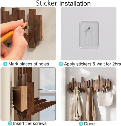 SonataRack – Stijlvolle wandkapstokhaak in pianodesign | 50% korting