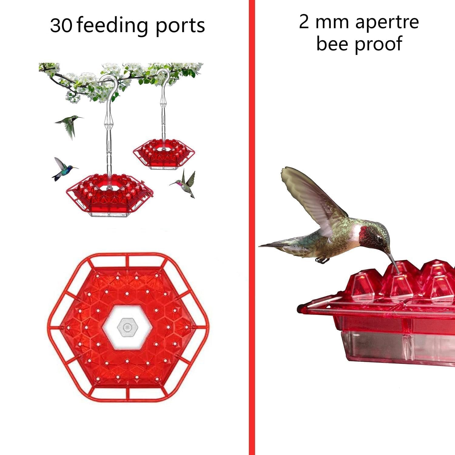 SkySip™ - Charmante hangende kolibrievoederbak voor buiten [50% korting]