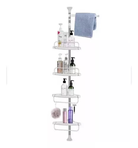 ShowerOrganizer™ – 4-laags roestvrijstalen organizer, roestvrij & gereedschapsvrije montage [50% Korting]