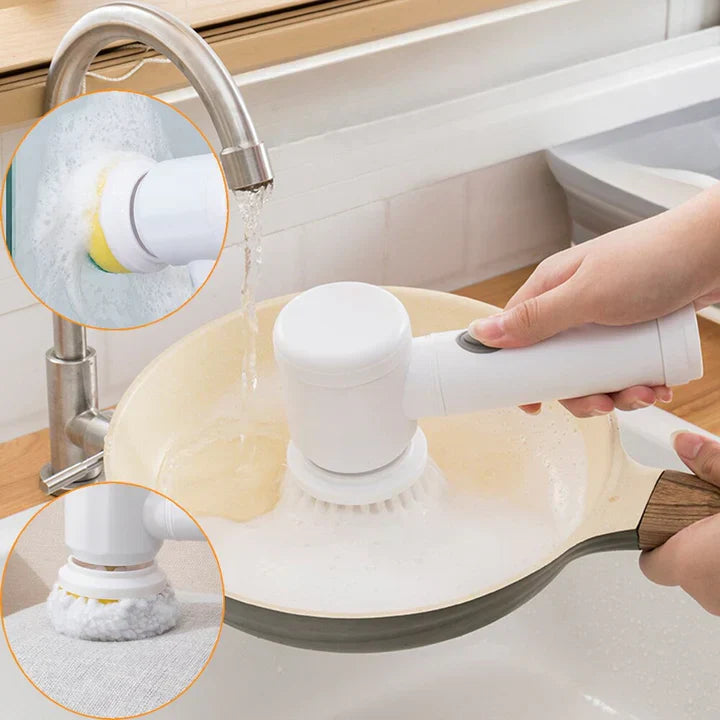 PowerScrub™ – Elektrische reinigingsborstel voor moeiteloze netheid [50% Korting]