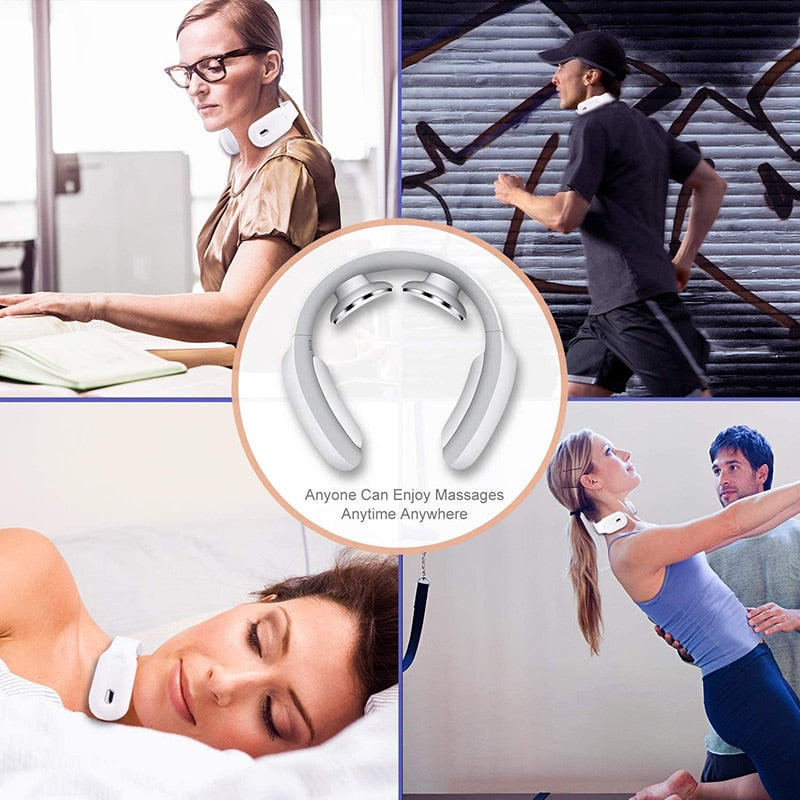FlexRelief™ - Nekmassageapparaat met warmte- en EMS-technologie [50% Korting]