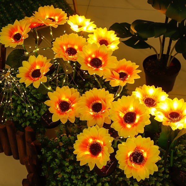 GardenRadiance Zonnebloemlichten op Zonne-energie – Sfeervolle Tuinverlichting