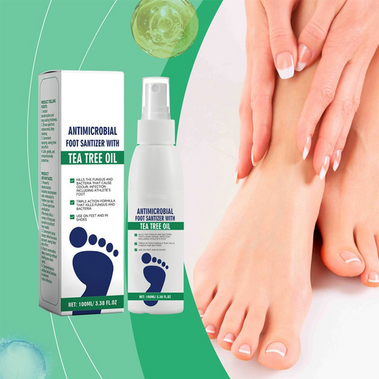 FootCare™ – Antimicrobiële spray voor diepe hydratatie en effectieve voetverzorging [1 + 1 Gratis]