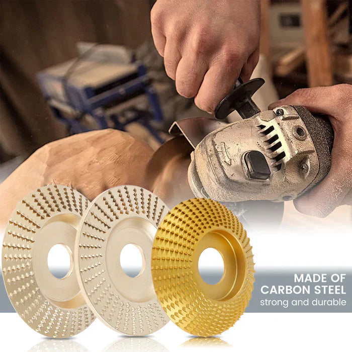 1 + 2 Gratis | CarvePro™ Stalen Snijdschijven voor Houtbewerking [Laatste dag korting]