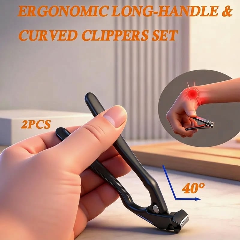 NailEase – Ergonomische Nagelknipper voor Dikke Nagels