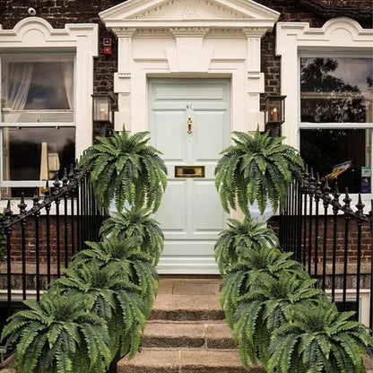 GreenGlow™ Kunstmatige Bostonvaren – Realistische Nepplant voor Binnen & Buiten