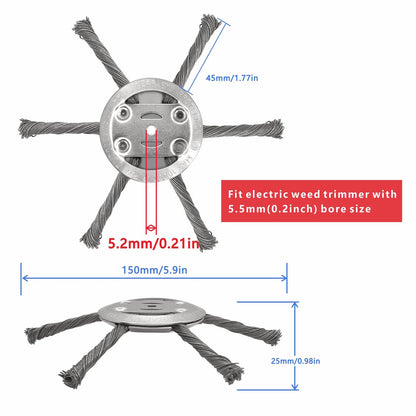 GardenBrush™ – Onkruidborstel voor tuin, paden & bestrating [50% Korting]