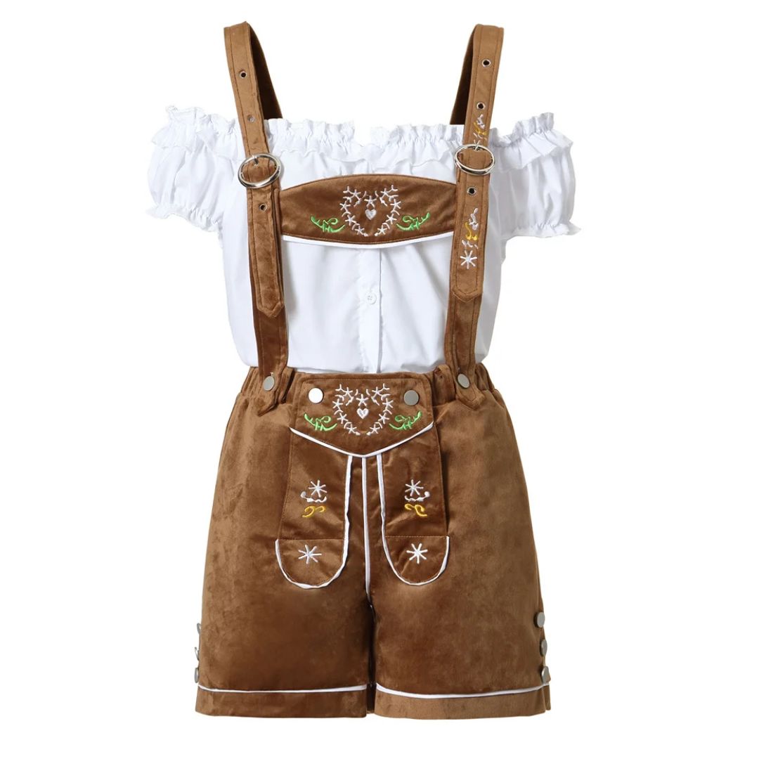 Lederhosen in Beierse klederdrachtstijl – maten M tot XL