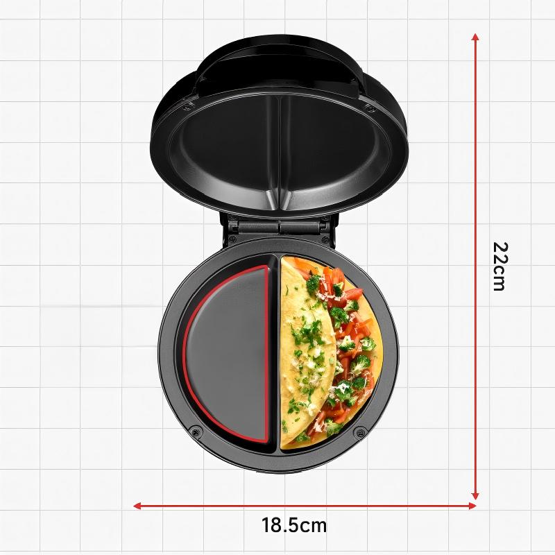 DualCook™ – Dubbelzijdige Ontbijtmaker | Snel & Gelijkmatig Bakken