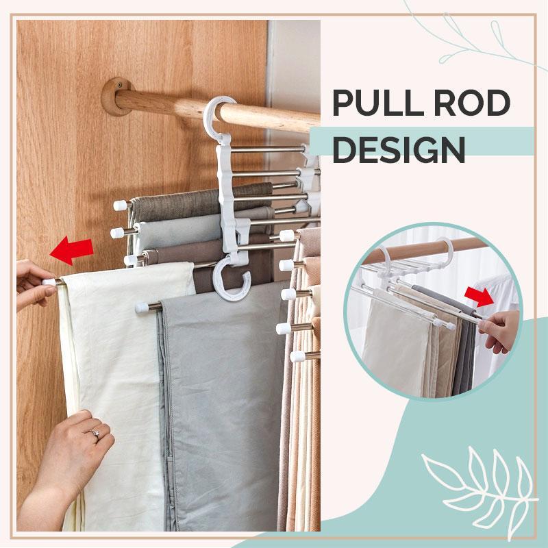 MultiRack™ – Ruimtebesparende Kledingkast Organizer van Roestvrij Staal