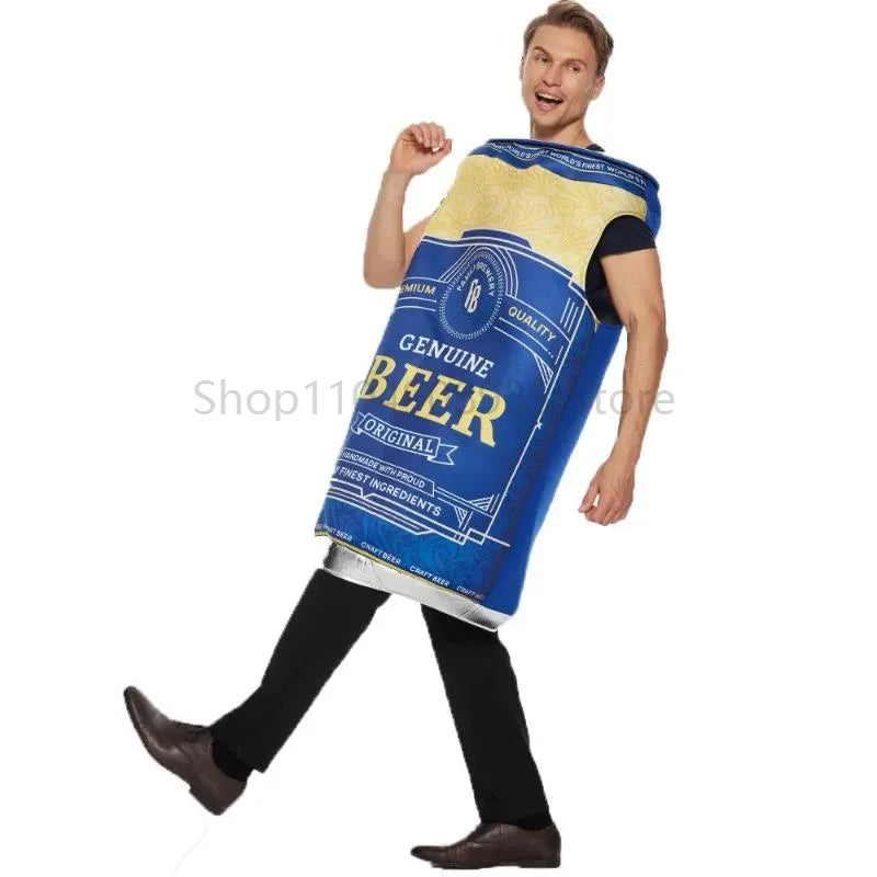 Opblaasbaar bierpul-kostuum voor volwassenen – one size fits all
