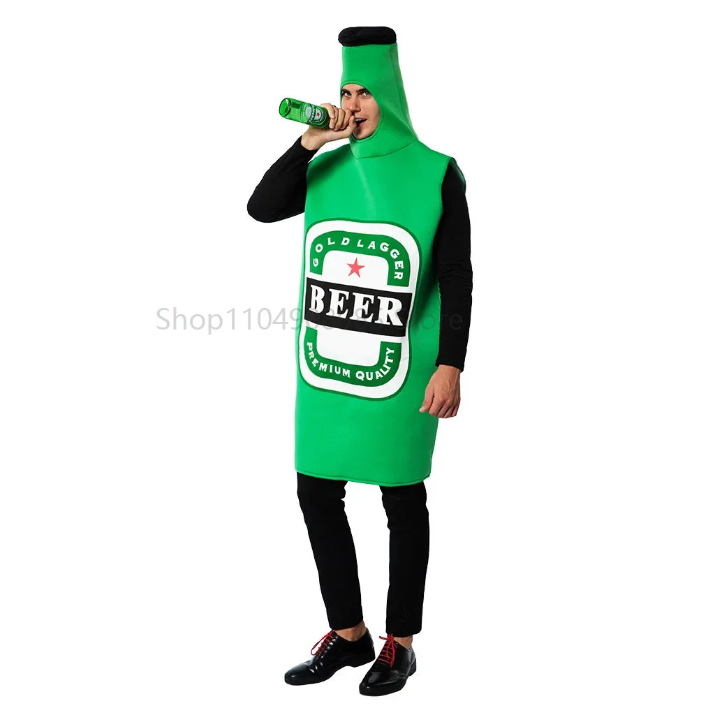 Opblaasbaar bierpul-kostuum voor volwassenen – one size fits all