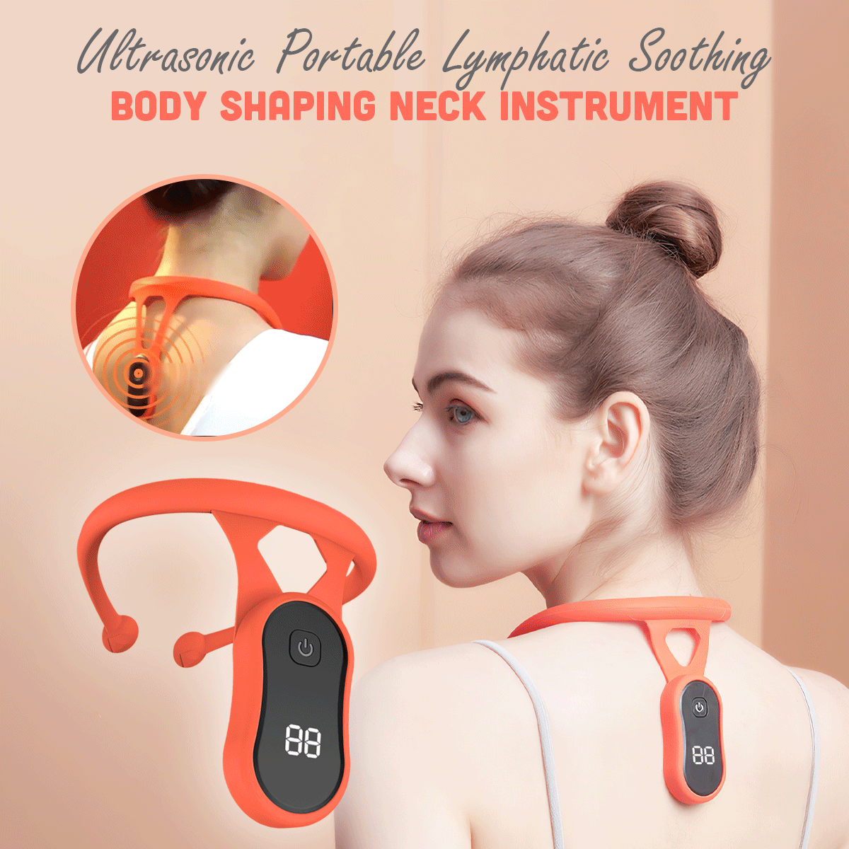NeckSoothe™ - Draagbaar lymfedrainageapparaat [50% Korting]
