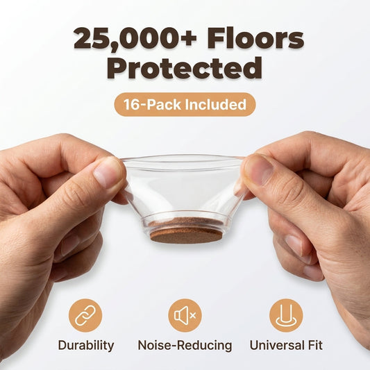 FloorProtect™ Meubelglijders – Vloerbescherming tegen Krassen voor Hout & Laminaat