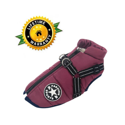 50% Korting | PawJacket™ – Waterdicht winterjack met geïntegreerd harnas [Laatste dag korting]