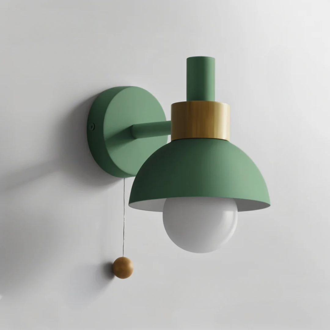 NordLume – Stijlvolle LED-wandlamp met trekschakelaar voor gezellig sfeerverlichting [50% korting]