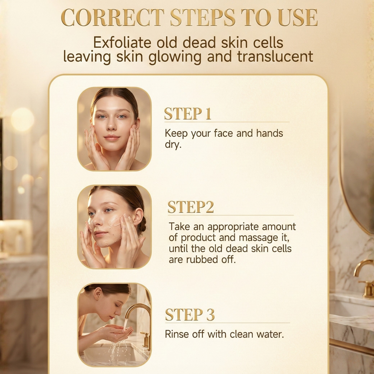 AuraGlow™ Enzymatische Gezichtspeeling – Glass-Skin Glow & Egale Teint