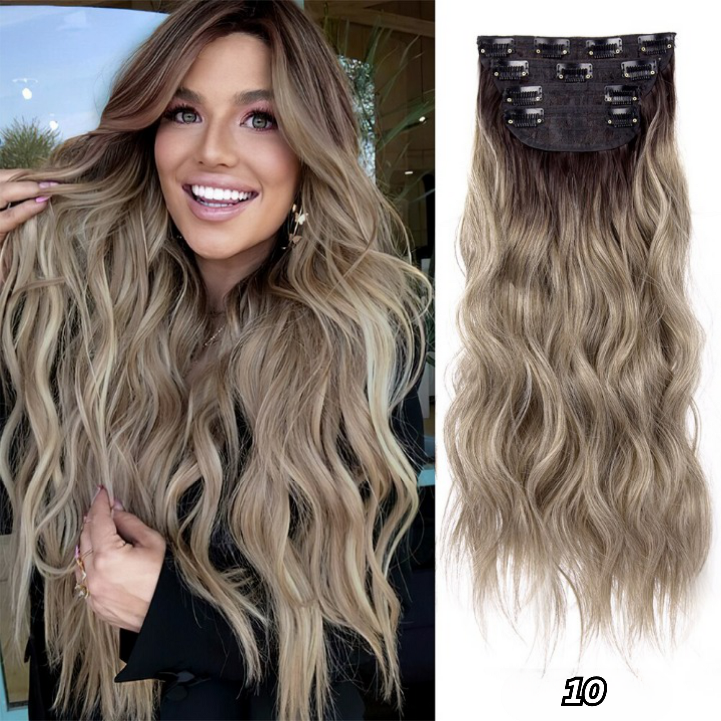 HairLink™ Clip-in Haarverlenging – Meer Volume & Lengte in Seconden