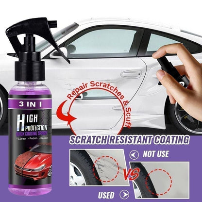 CarSpray™ – 3-in-1 Auto Polijstspray met Nanotechnologie | 1+1 Gratis