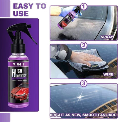 CarSpray™ – 3-in-1 Auto Polijstspray met Nanotechnologie | 1+1 Gratis