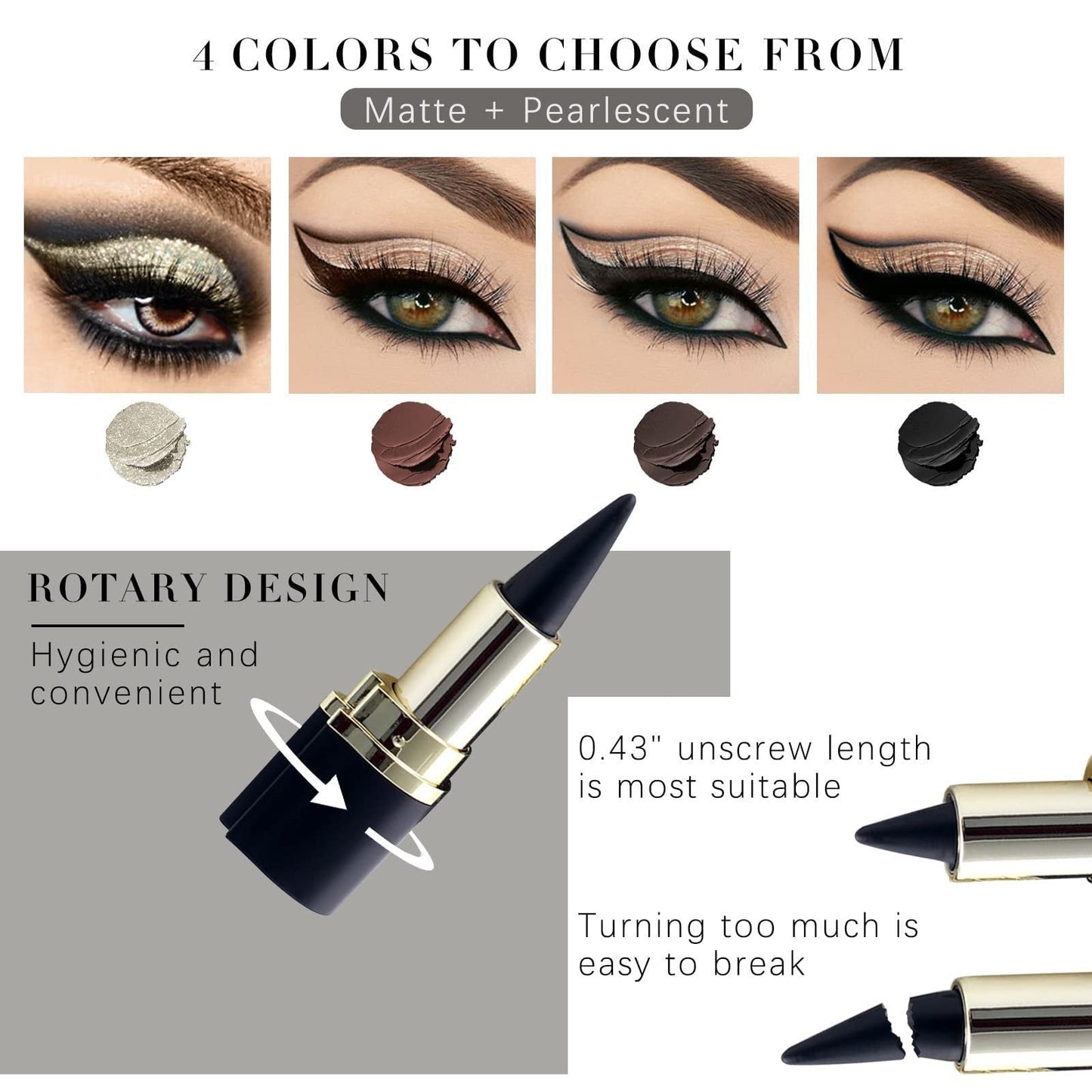 Eyeline™ – Waterdichte Matte Vloeibare Eyeliner | 1+1 Gratis