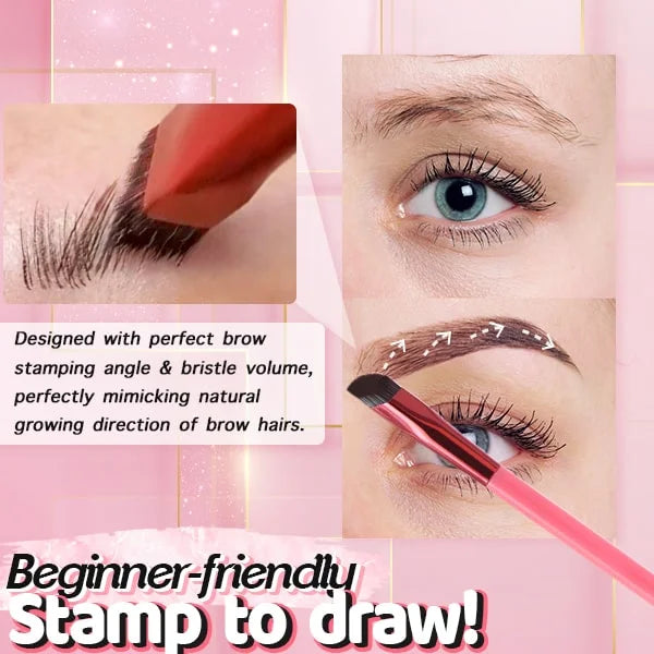 BrowStamp™ - 4D Haarlijn Wenkbrauw Stempel Kwast [1 + 1 Gratis]