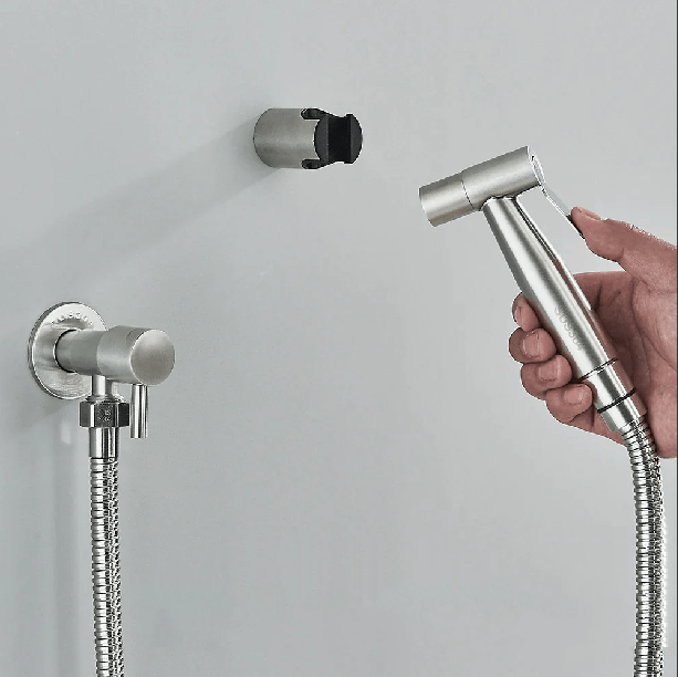 WC bidet-sproeier van roestvrij staal – nauwkeurige intieme hygiëne