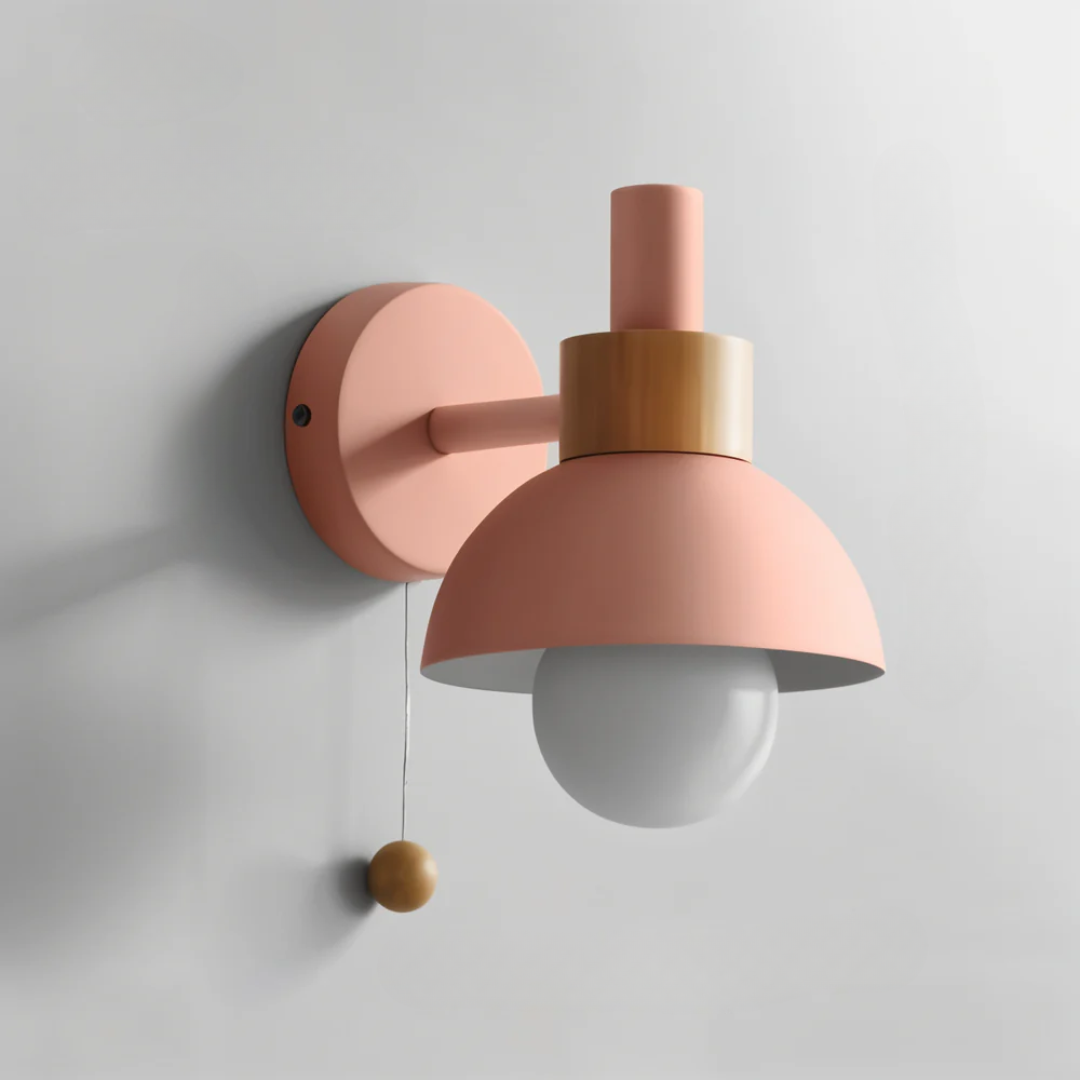 NordLume – Stijlvolle LED-wandlamp met trekschakelaar voor gezellig sfeerverlichting [50% korting]