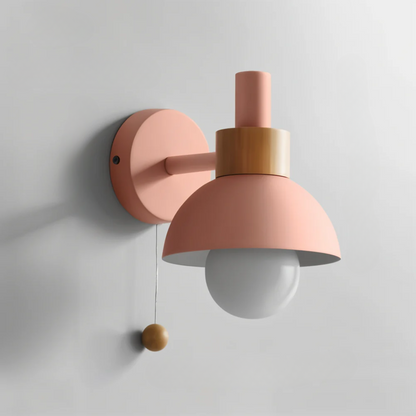 NordLume – Stijlvolle LED-wandlamp met trekschakelaar voor gezellig sfeerverlichting [50% korting]