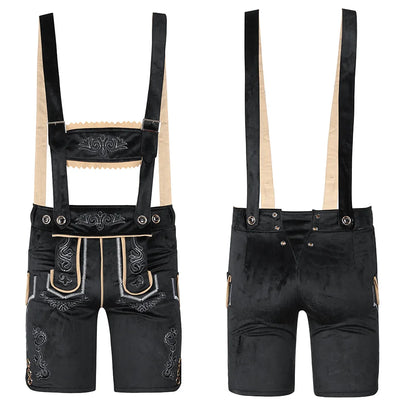 Kostuum met bretels – Beiers, bruin of zwart