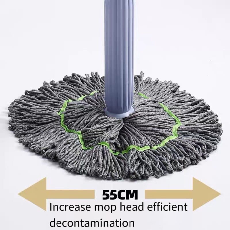 GlideSweep™ – 2-in-1 droogdoekmop voor moeiteloos glanzende vloeren zonder rugbelasting [50% Korting]