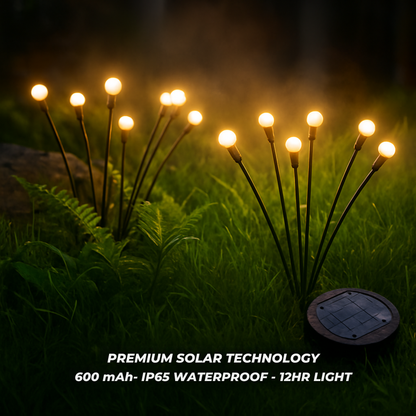 LumiFire™ – Zonne-energie Glühwürmchen Tuinverlichting voor sfeervolle avonden [50% Korting]