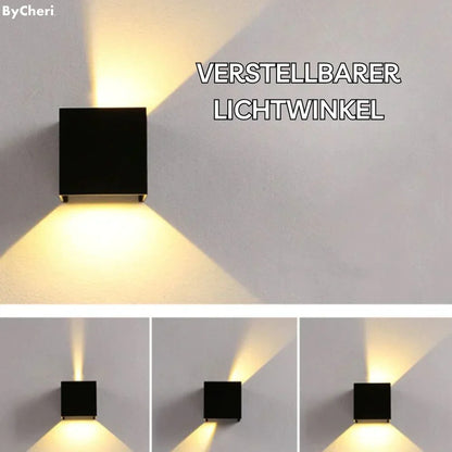 LuminaCube™ – Draadloze LED-Wandlamp met Bewegingssensor