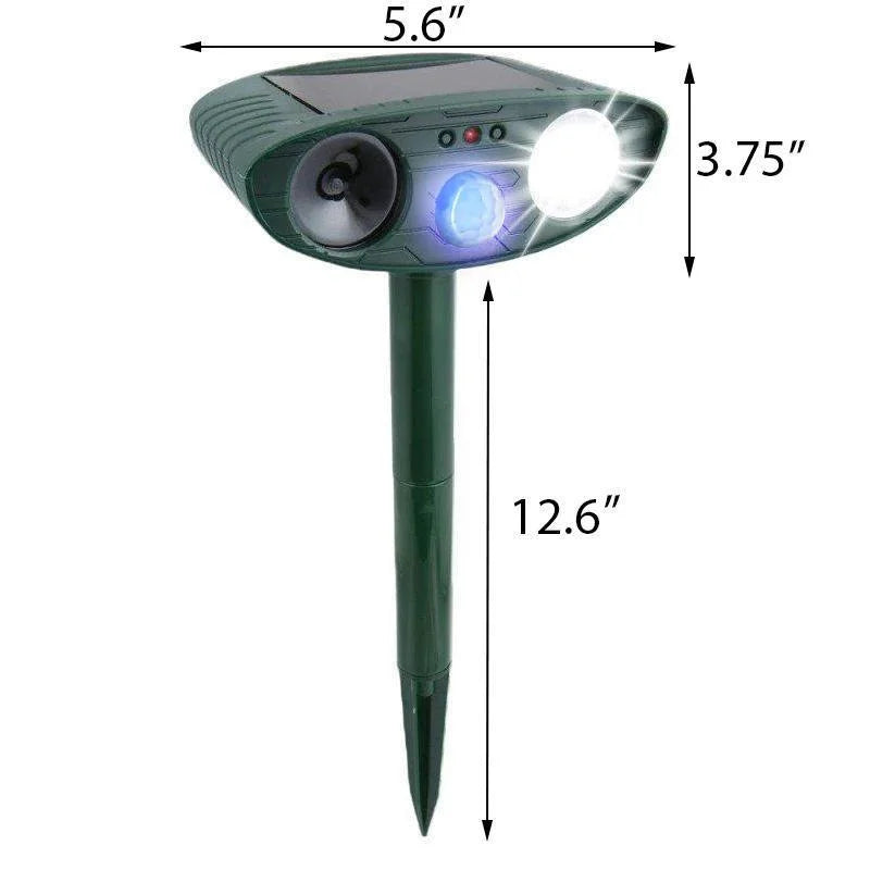DeerShield – Zonnebetrieben Ultrasoon Dierenafweer voor uw Tuin [50% Korting]