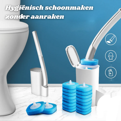 CleanSwipe™ – Hygiënische Wegwerp-Toiletborstel met Antibacteriële Werking