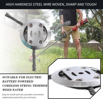 SteelTrim™ – Stalen onkruidborstel voor trimwerk [50% Korting]