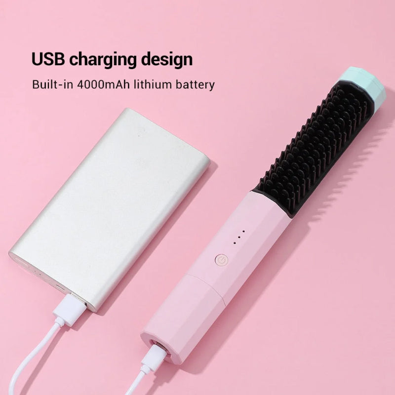 LuxeGlide™ Draadloze Stijltang – Glad & Pluisvrij Haar in 30 Seconden