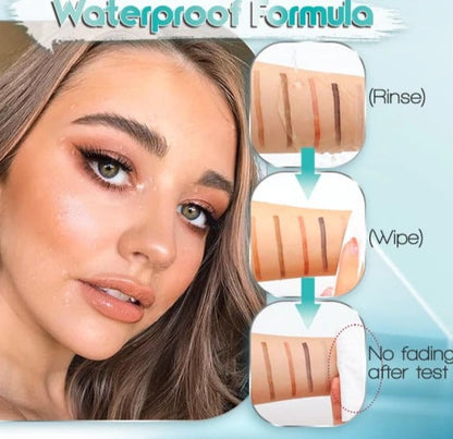 3DMicroblading™ Waterdicht Wenkbrauwpotlood – Natuurlijke Wenkbrauwen [1+1 Gratis]