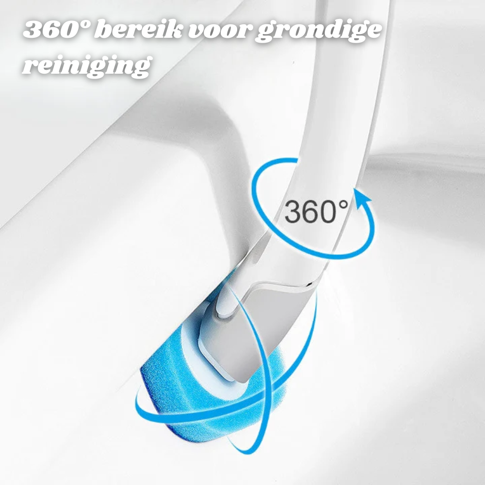CleanSwipe™ – Hygiënische Wegwerp-Toiletborstel met Antibacteriële Werking